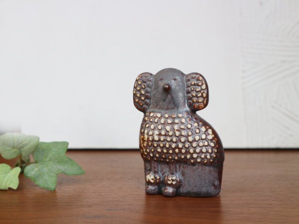 グスタフスベリ Gustavsberg リサラーソン Lisa Larson ケンネル KENNEL プードル Poodle 北欧雑貨 ヴィンテージ ◎