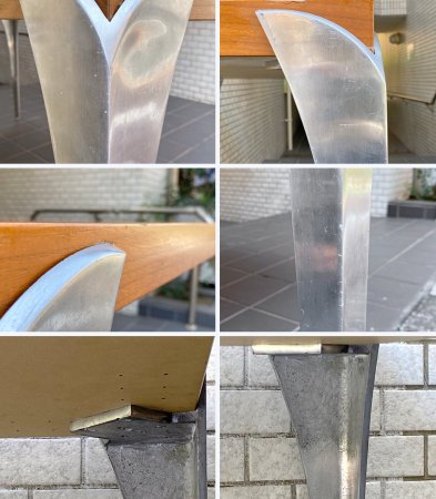 ボーコンセプト Bo Concept オッカ occa ダイニングテーブル アルミレッグ モダンデザイン 北欧 デンマーク ■