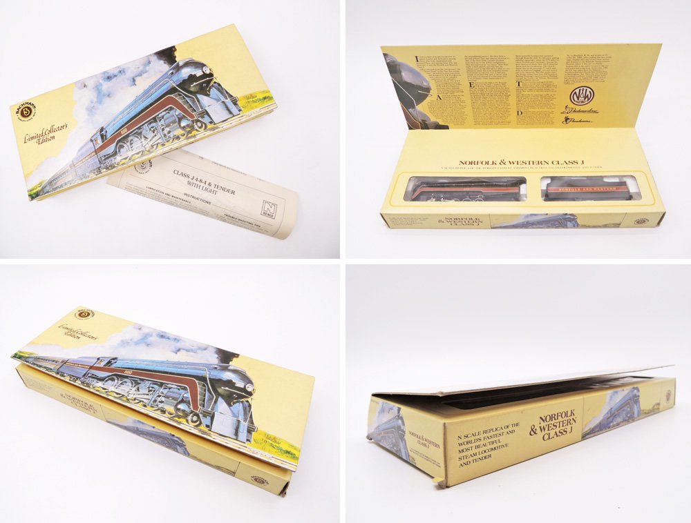 バックマン BACHMANN 蒸気機関車 NORFOLK&WESTERN CLASS J Nゲージ 箱付 アメリカ型鉄道模型 ●