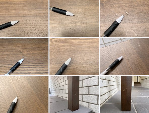 無印良品 MUJI ダイニングテーブル タモ材 ブラウン W140 シンプルデザイン ■