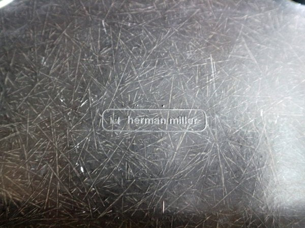 ハーマンミラー Herman Miller イームズ ビンテージ サイド シェルチェア 3rd チャコール + ロッカーベース ミッドセンチュリー ◎