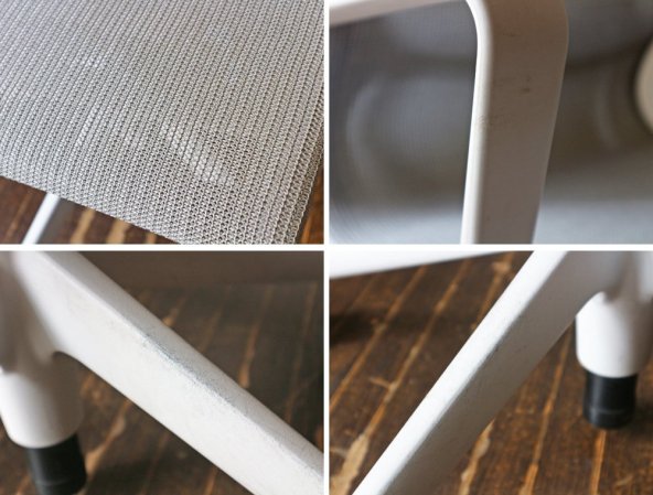 ヴィトラ Vitra フィジックス Physix デスクチェア トリオニット TrioKnit ソフトグレー アルベルト・メダ キャスターベース 昇降機能 リクライニングロック ◎