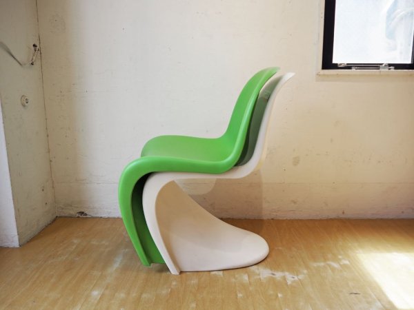 ヴィトラ vitra パントンチェア Panton Chair ヴェルナー・パントン Panton グリーン スタッキング ミッドセンチュリー スペースエイジ★