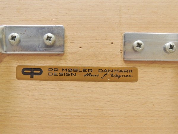 PPモブラー PP Mobler PP85 クロスレッグドテーブル オーク材×リノリウム天板 ハンス・J・ウェグナー Hans J.Wegner 北欧家具 デンマーク ビンテージ ●