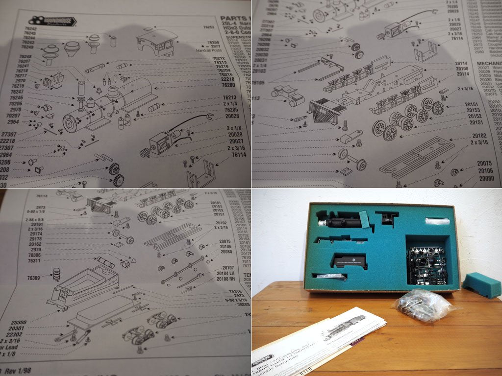 ラウンドハウス ROUNDHOUSE HOn3 HOナロー 10.5?ゲージ O.S.F 2-8-0 474 Locomotive-KIT 未組立 パーツ未開封 ★