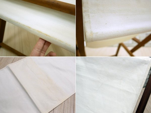 アクタス ACTUS デッキチェア DECK CHAIR リクライニング 折りたたみ コットンファブリック 北欧モダンスタイル ●