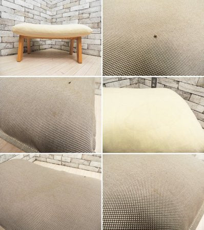 無印良品 MUJI ハイバック リクライニングソファ用 カバーリング オットマン スツール 替えカバー付 ●