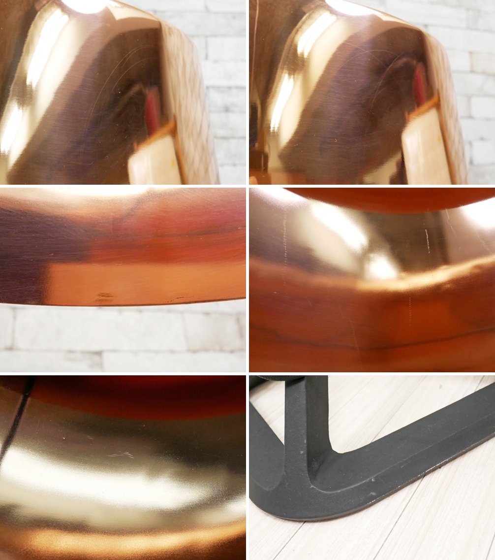 トムディクソン TOM DIXON ベース・フロア BASE FLOOR カッパ― フロアランプ 定価:23万円以上 美品 ●
