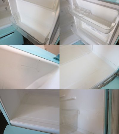 ナショナル National ウィル WiLL Fridge mini 冷蔵庫 162L ターコイズブルー カラー 2003年製 希少 ◎