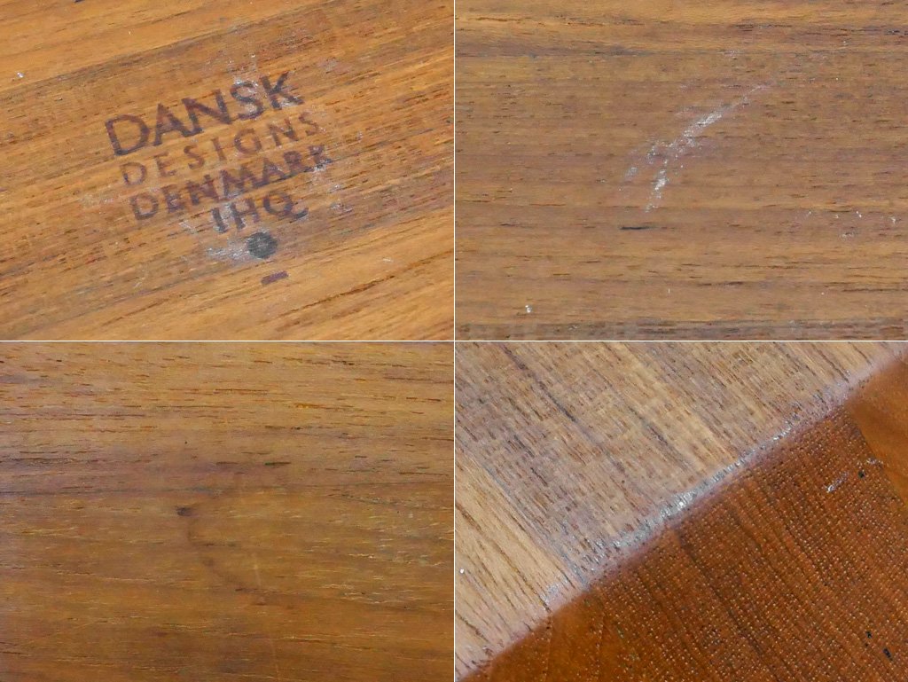 ダンスク DANSK チーク材トレイ IHQ イェンス・クイストゴー Jens.H.Quistgaard ビンテージ 北欧雑貨 ●