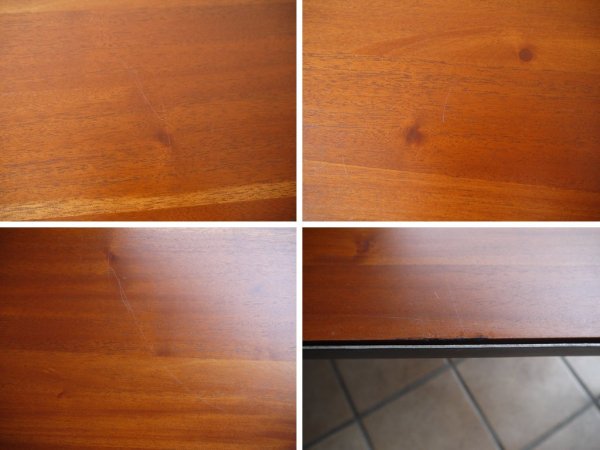 ウニコ unico ランバーミニ LUMBER-mini センターテーブル ローテーブル アフリカンマホガニー材 インダストリアルデザイン 廃番 ◇