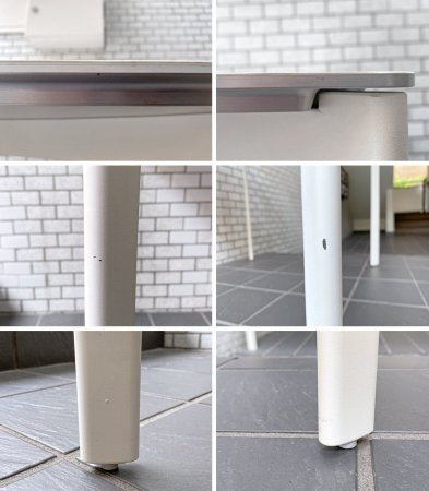 カッシーナイクスシー Cassina ixc. リトモ RITMO ホワイトメラミン天板 ダイニングテーブル スクエア シンプルモダン ■