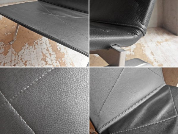フリッツハンセン FRITZ HANSEN PK22 イージーチェア ラウンジチェア 本革張り ポール・ケアホルム 北欧家具 名作椅子 定価¥610,500- 美品 ♪