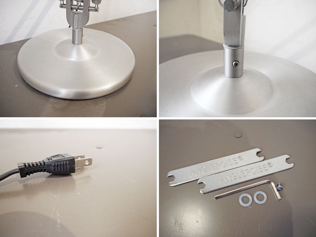 アングルポイズ ANGLEPOISE Type 1228 アイスホワイト Ice white シェード ケネス・グランジ 予備パーツ&専用工具付 ★