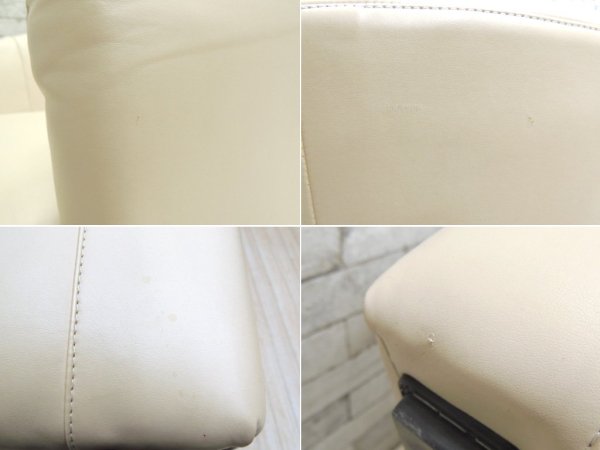 マルタファニチャー MARTA Furniture PVCレザー 一人掛け ソファ ホワイト モダンデザイン ●