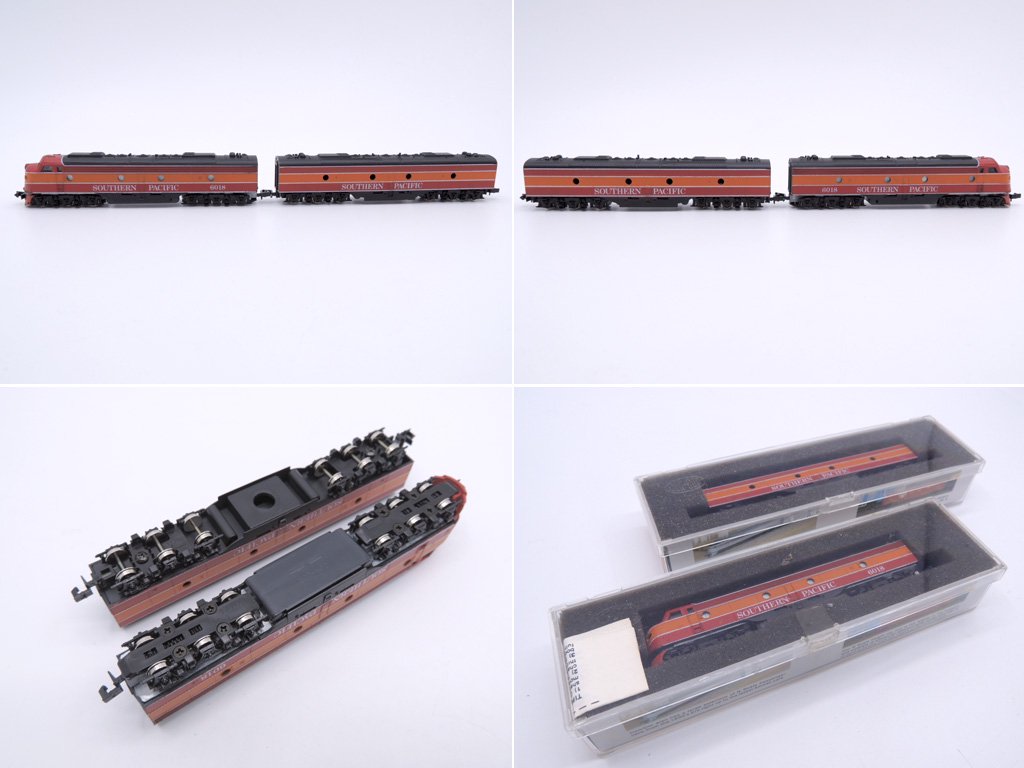 コンコー CON-COR サザンパシフィック SOUTHERN PACIFIC 2両セット Nゲージ ケース付 鉄道模型 ●