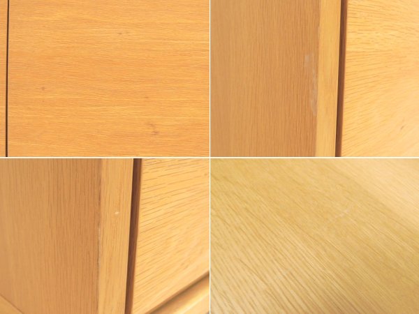 無印良品 MUJI スタッキングキャビネット Bセット AVボード ローボード オーク材 定価28,900円 シンプルデザイン ●