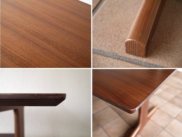 無印良品 MUJI リビングでもダイニングでもつかえる テーブル ウォールナット材 W130cm シンプル モダンデザイン 定価 44,900円 ◇