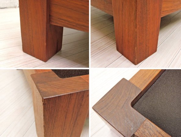 トラックファニチャー TRUCK FURNITURE ラウンジソファ オットマン LOUNGE SOFA OTTOMAN コーデュロイ ウォールナット無垢材 定価:¥94,820- ●