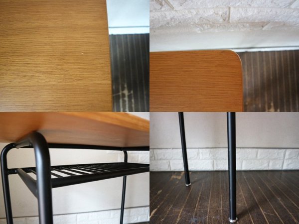 ウニコ unico スクーラ SKOLA デスク オーク×スチール 廃番 工業系 ◎