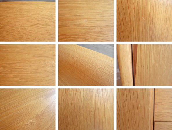 ウニコ unico シグネ SIGNE オーク材キャビネット サイドボード リビングボード 収納棚 食器棚 ♪