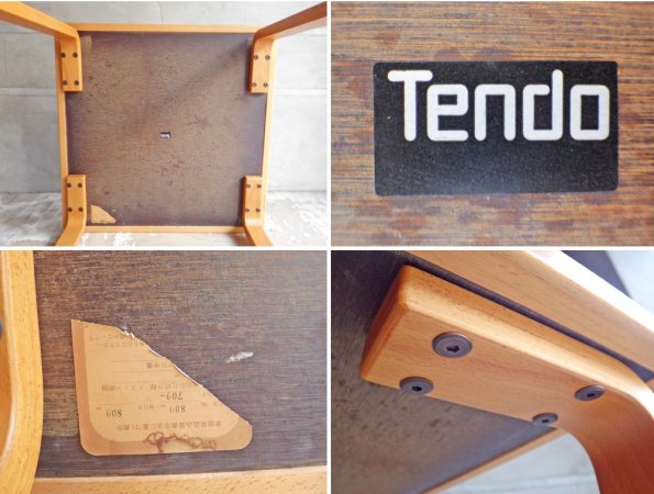 天童木工 Tendo ペスカ PESCA 松村勝男 スクエア ダイニングテーブル メラミントップ T-0296ME-NT 参考価格:69,300円 ♪