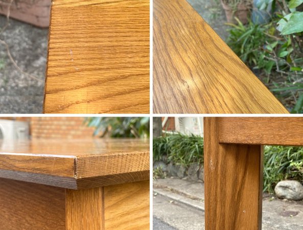 スタンダードトレード STANDARD TRADE ダイニングテーブル DNT-03C Light Oak オーク無垢材 幅180cm ■