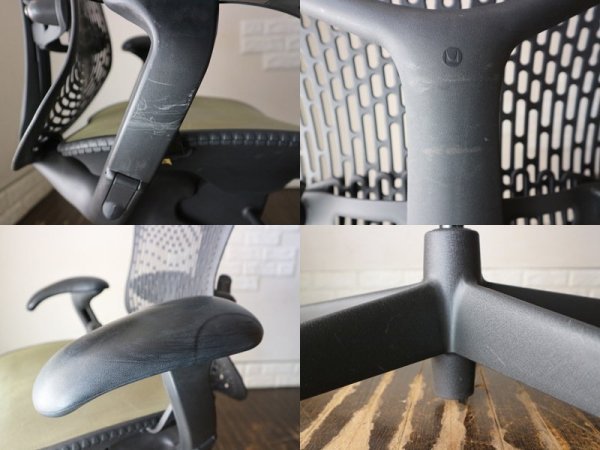 ハーマンミラー Herman Miller ミラチェア Mirra グラファイトベース グラファイトフレーム デスクチェア ◎