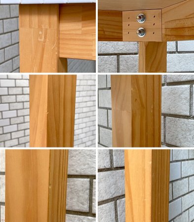 モモナチュラル Momo Natural ランド LAND モザイクトップテーブル MOSAIC TOP TABLE タイルトップ 幅76cm ■