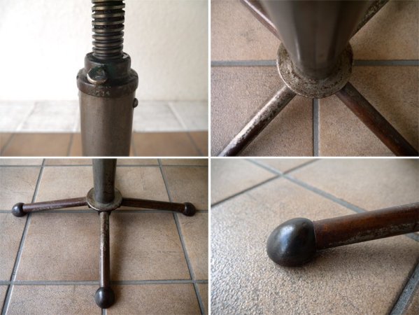 ドラバート DRABERT アジャスタブルワークチェア 1950年代 ビンテージ ドイツ製 ドラフティングチェア 工業系 バウハウス 激レア インダストリアル ◇