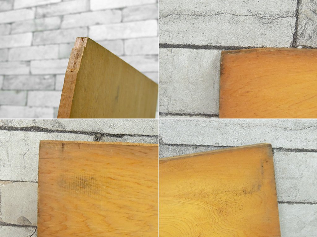 古民家 建具 木製欄間 透かし彫り 6枚セット 無垢材 W71.5cm×6枚 和室 ●