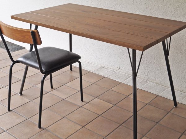 ジャーナルスタンダードファニチャー journal standard Furniture サンク SENS ダイニングテーブル Sサイズ オーク無垢材 インダストリアルデザイン ◇