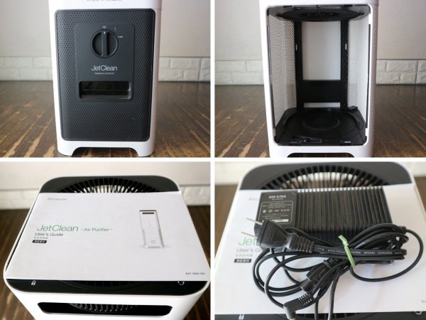 バルミューダ BALMUDA ジェットクリーン JetClean EJT-1000-WK 空気清浄機 ホワイト 2013年製 フィルター欠品 ◎