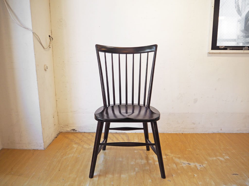 松本民芸家具 NC型 チェア ダイニングチェア ミズメザクラ 無垢 刻印