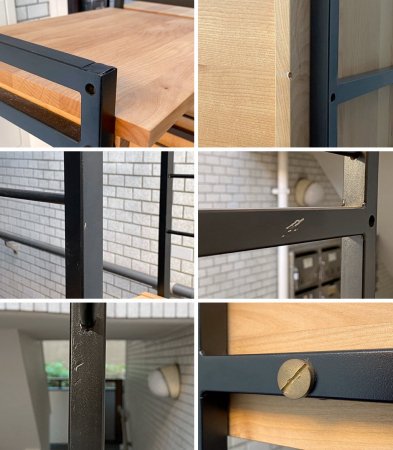 モモナチュラル Momo natural ユニット キッチンボード UNIT KD BOARD オーク材 STEEL PROP オーダーメイド 現行品 ■