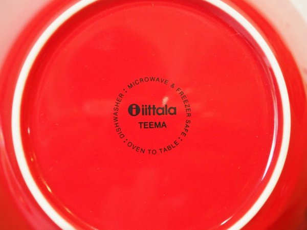 イッタラ iittala ティーマ TEEMA ディーププレート ボウル 深皿 22cm レッド RED / カイ フランク Kaj Franck デザイン ★
