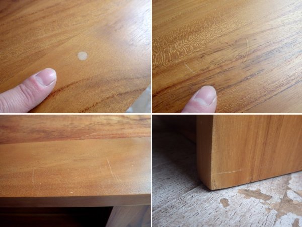 ウニコ unico ブレス BREATH AVボード チーク 無垢材 W160 廃盤 参考定価 ¥89,640- ♪