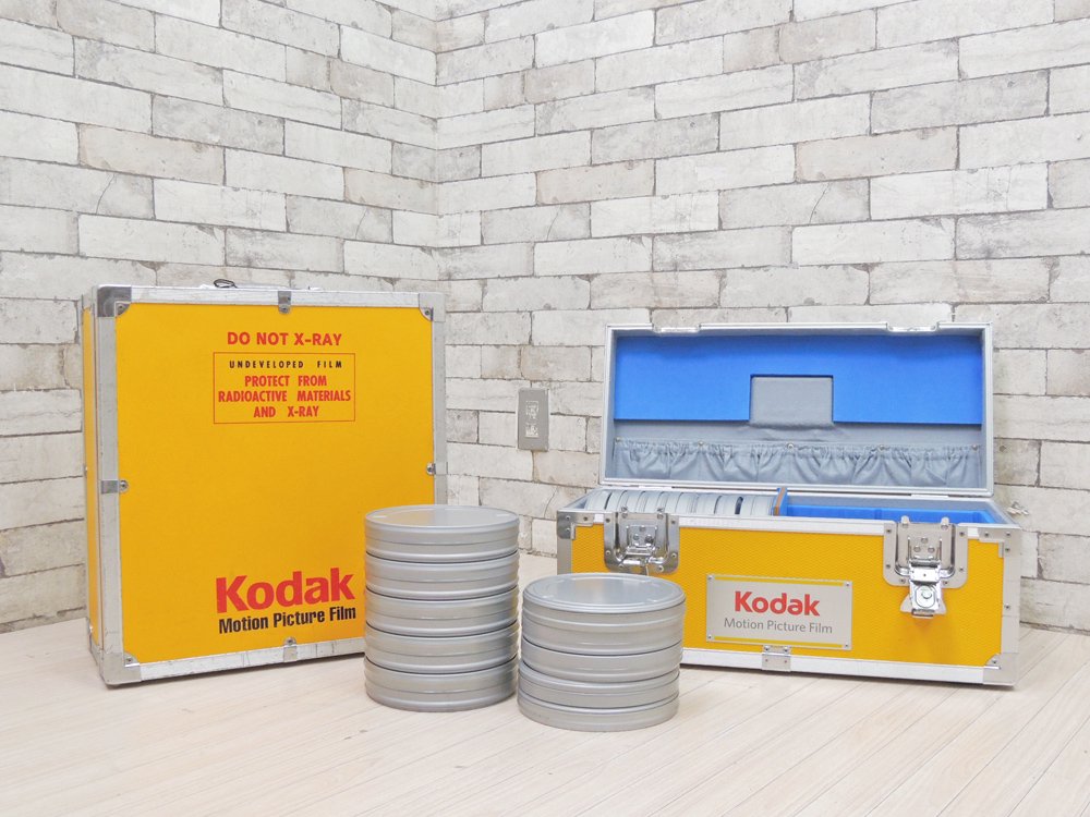 コダック Kodak フィルムキャリングケース タイプ 400A ハードトランクケース イエロー 鍵&フィルムケース付 定価¥82,500- ●