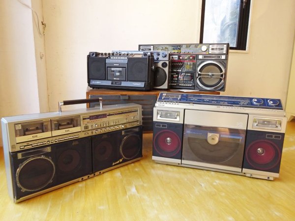 ナショナル National 松下電器 FM/AM ステレオラジオカセット STEREO MAC ST-5 RS-4250 70-80年代 ビッグラジカセ 要メンテ ★