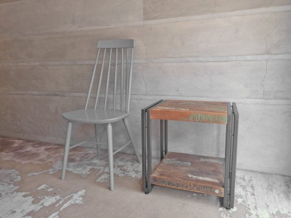 ディーボディ d-Bodhi フェルム FERUM インダストリアル サイドテーブル INDUSTRIAL SIDE TABLE 古材 ASPLUND取扱 ♪