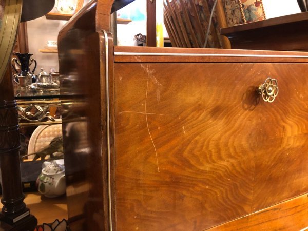 WK barget london ランプ付き カクテルキャビネット バーキャビネット UKビンテージ Vintage 英国家具 ●