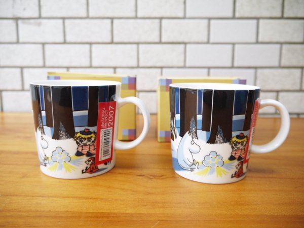 アラビア ARABIA ムーミン マグカップ スノーランタン Snow lantern 2007年 冬限定 廃盤 元箱付 B ■