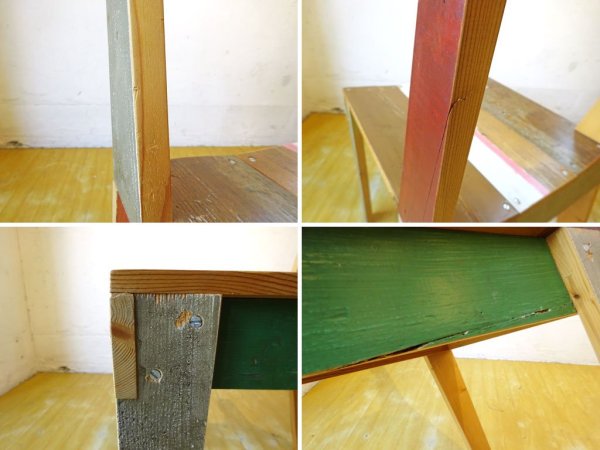 ピート・ヘイン・イーク Piet Hein Eek スクラップウッド チェア Scrapwood Chair オランダ CIBONE取扱 定価9.3万 ★