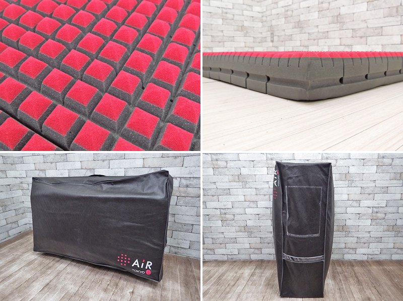 西川 NISHIKAWA エアー AIR SI マットレス レギュラー Regular シングルサイズ ブラック カバー付 寝具 定価:8.8万円 ●