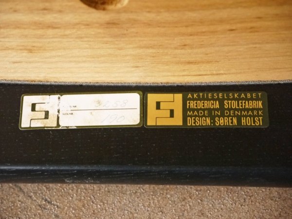 フレデリシア Fredericia アームチェア Model 3258 ソーレン・ホルスト SørenHolst デンマーク 北欧 ビンテージ 70'S 廃番 ◇