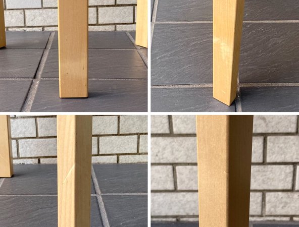 アルテック artek スツール60 Stool60 3本脚 バーチ材 ホワイト アルヴァ・アアルト フィンランド 北欧家具 ■