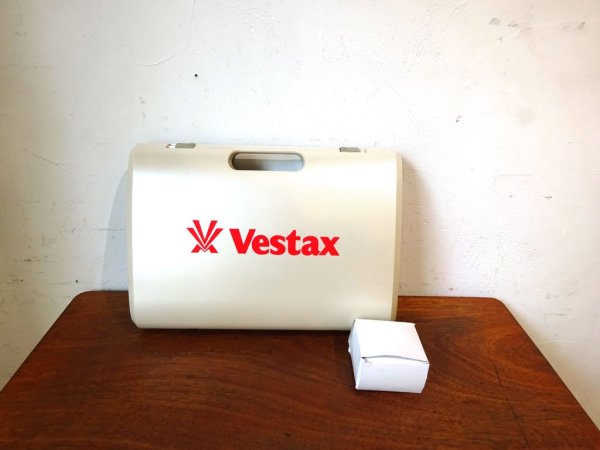 ベスタクス Vestax ポータブルターンテーブル ハンディトラックス handytrax スピーカー内蔵 レコードプレーヤー アダプター付 ★