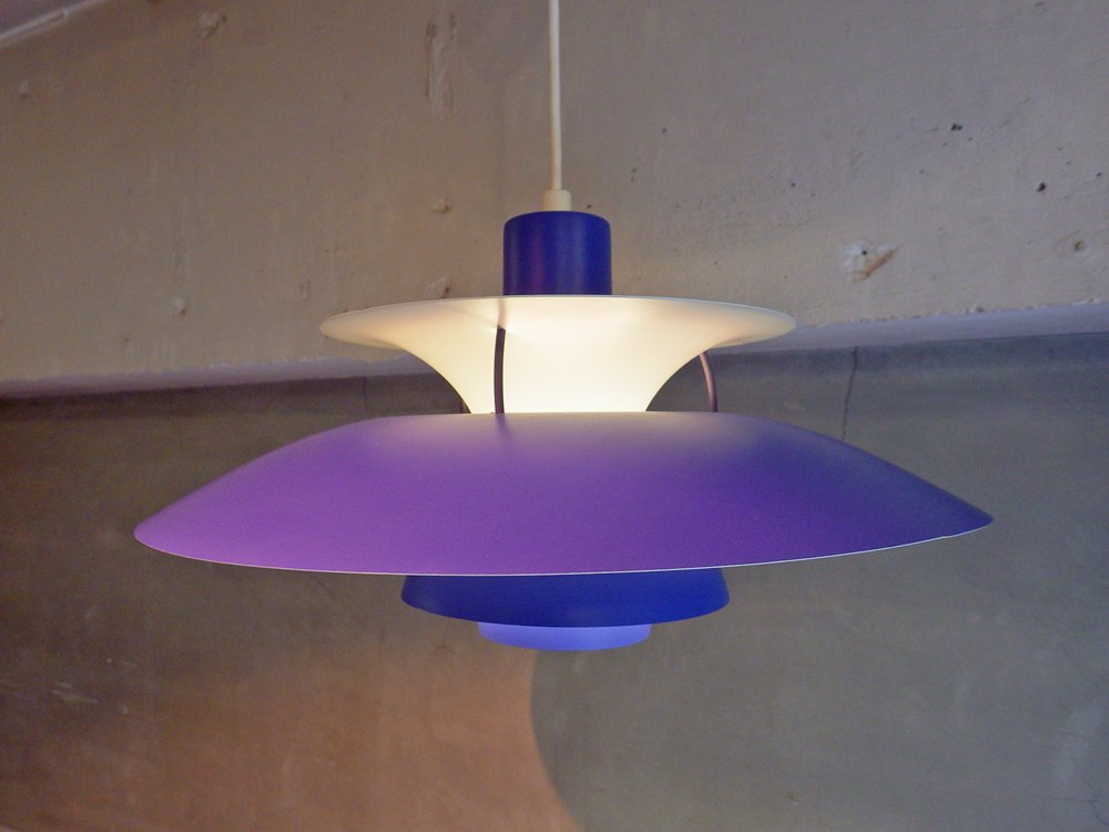 ルイスポールセン Louis Poulsen PH5プラス PH5 plus ペンダントライト パープル 廃盤 ポールヘニングセン Poul Henningsen ♪