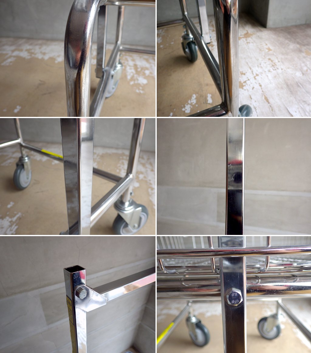 パシフィックファニチャーサービス PACIFIC FURNITURE SERVICE P.F.S ランドリーカートダブルポール
R&B ワイヤープロダクト USA 定価\33,000- ♪