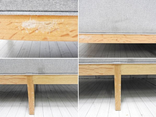 マルニ木工 MARUNI COLLECTION トラディショナル TRADITIONAL Two Seater Sofa 2Pソファ グレー 深澤直人 定価385,000円 ●